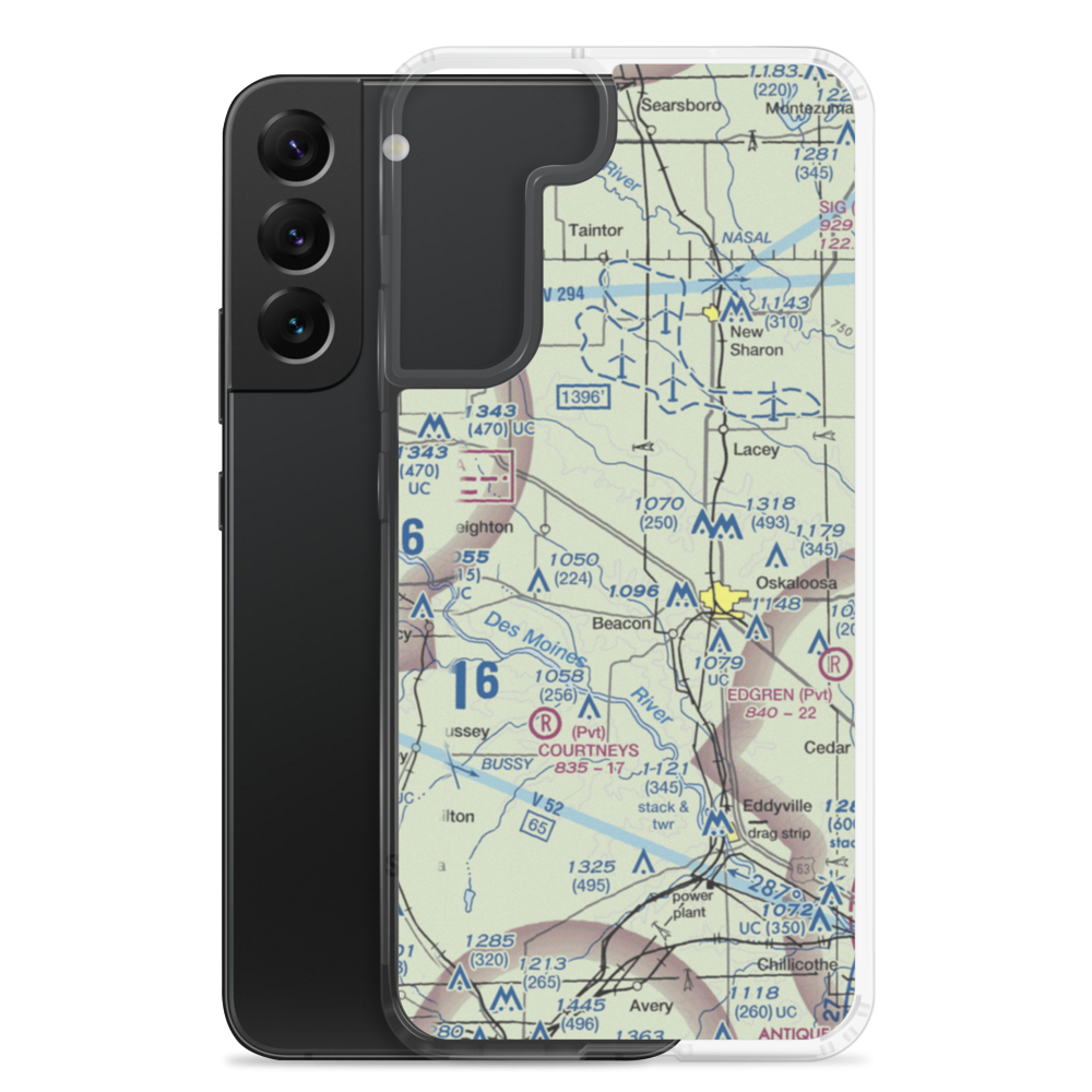 Pierson Field (IA32) VFR Sectional Samsung Case Samsung Galaxy S22 Plus model shown