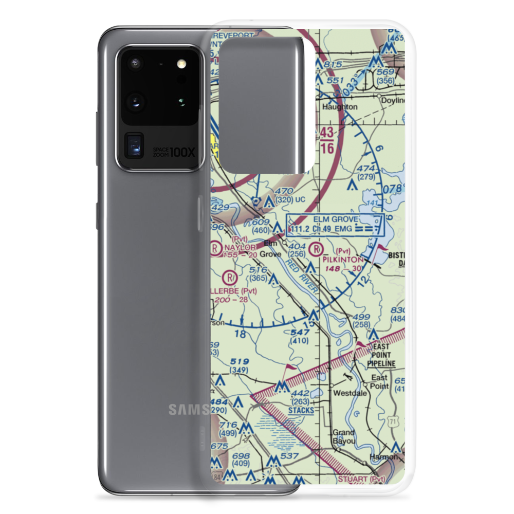 Pilkinton Airstrip (68LA) VFR Sectional Samsung Case Samsung Galaxy S20 Ultra model shown