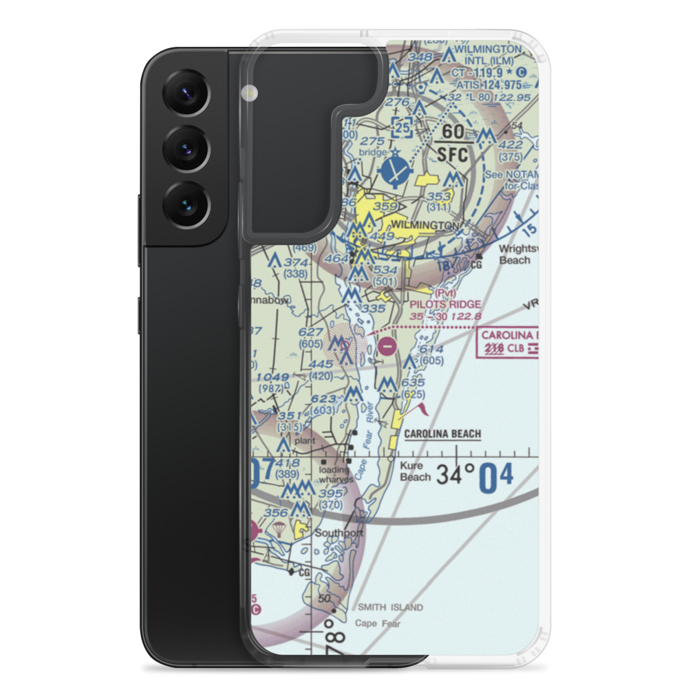 Pilots Ridge Airport (03NC) VFR Sectional Samsung Case Samsung Galaxy S22 Plus model shown