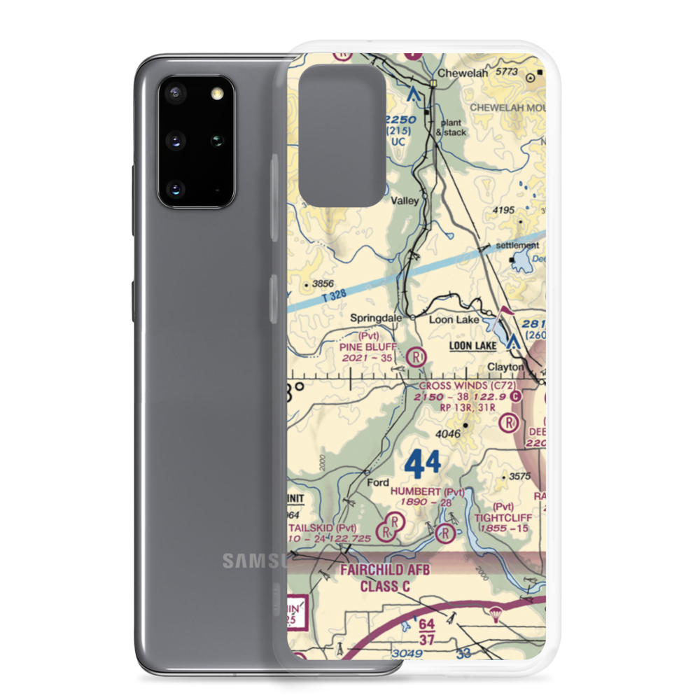 Pine Bluff Airport (WA23) VFR Sectional Samsung Case Samsung Galaxy S20 Plus model shown