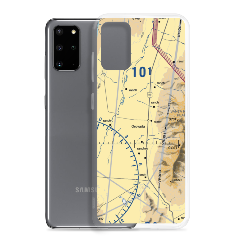 Pine Grove Airport (NV68) VFR Sectional Samsung Case Samsung Galaxy S20 Plus model shown