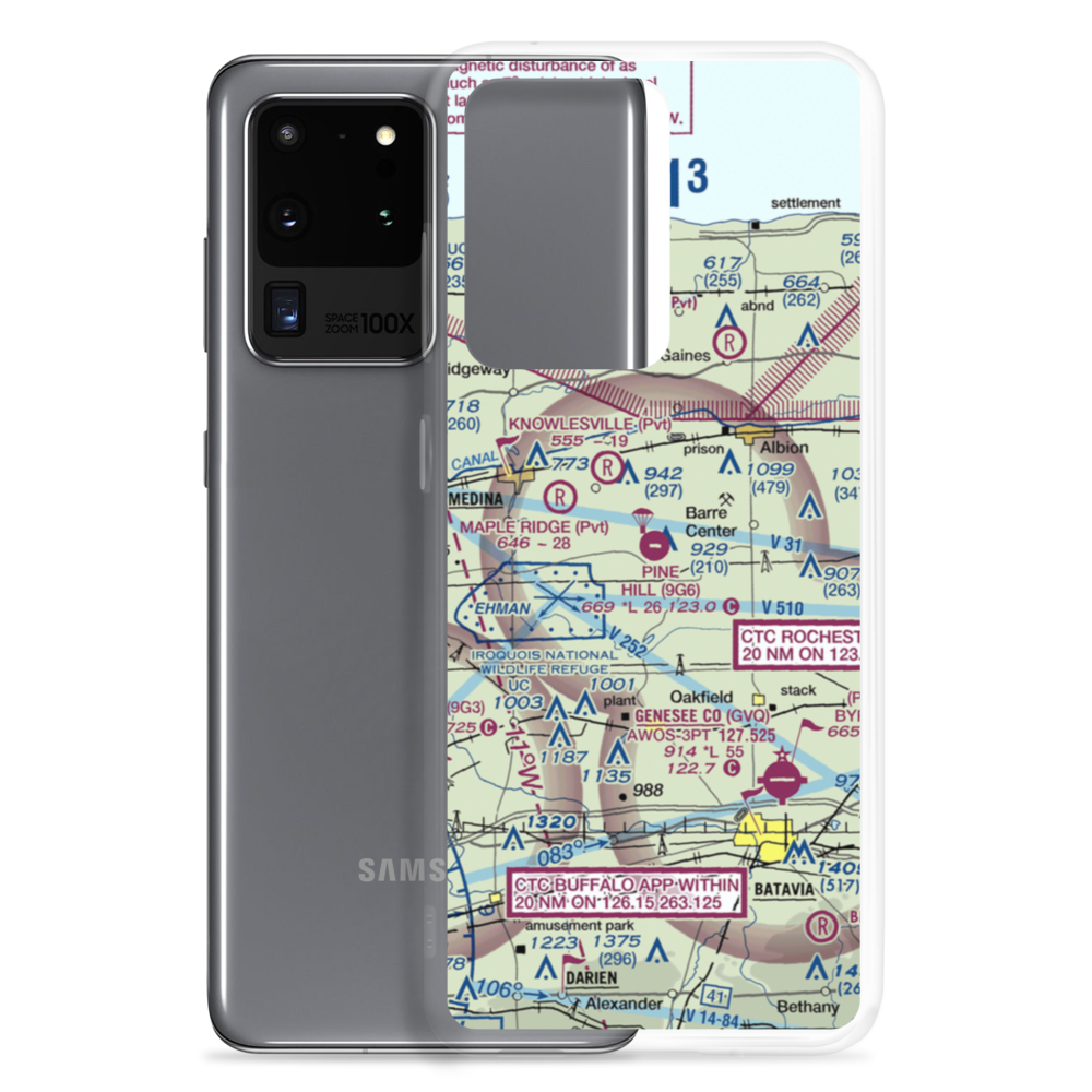 Pine Hill Airport (9G6) VFR Sectional Samsung Case Samsung Galaxy S20 Ultra model shown
