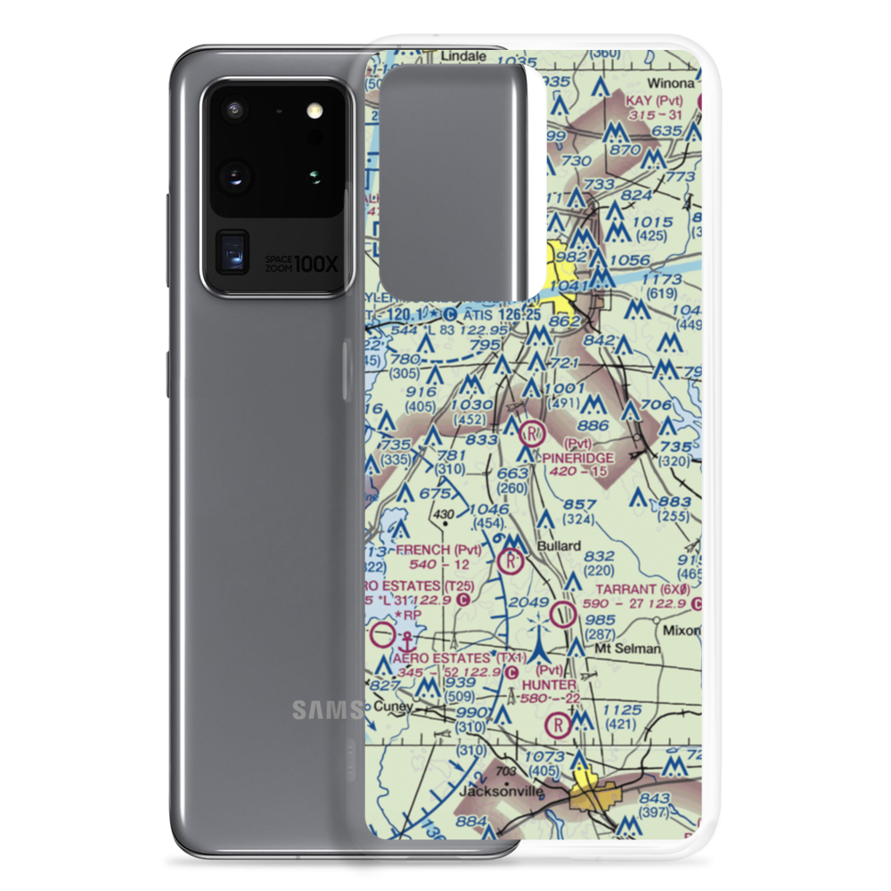 Pineridge STOLport (16TS) VFR Sectional Samsung Case Samsung Galaxy S20 Ultra model shown