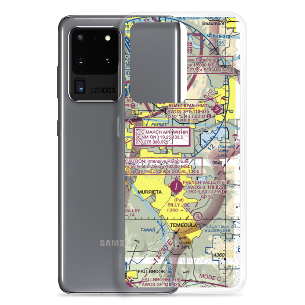 Pines Airpark (8CA5) VFR Sectional Samsung Case Samsung Galaxy S20 Ultra model shown