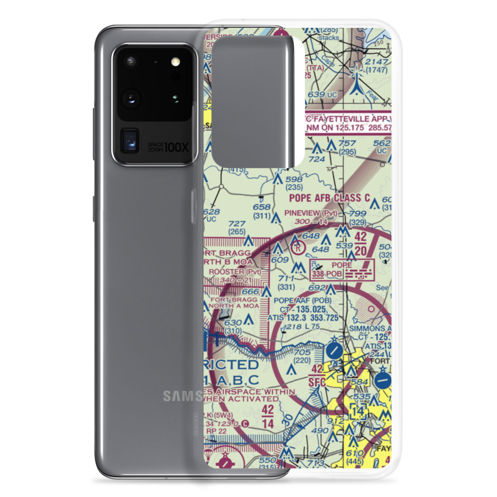 Pineview Air Airport (82NC) VFR Sectional Samsung Case Samsung Galaxy S20 Ultra model shown