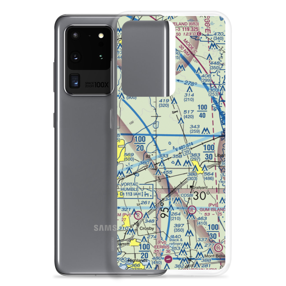 Pinoak Airport (3TE9) VFR Sectional Samsung Case Samsung Galaxy S20 Ultra model shown