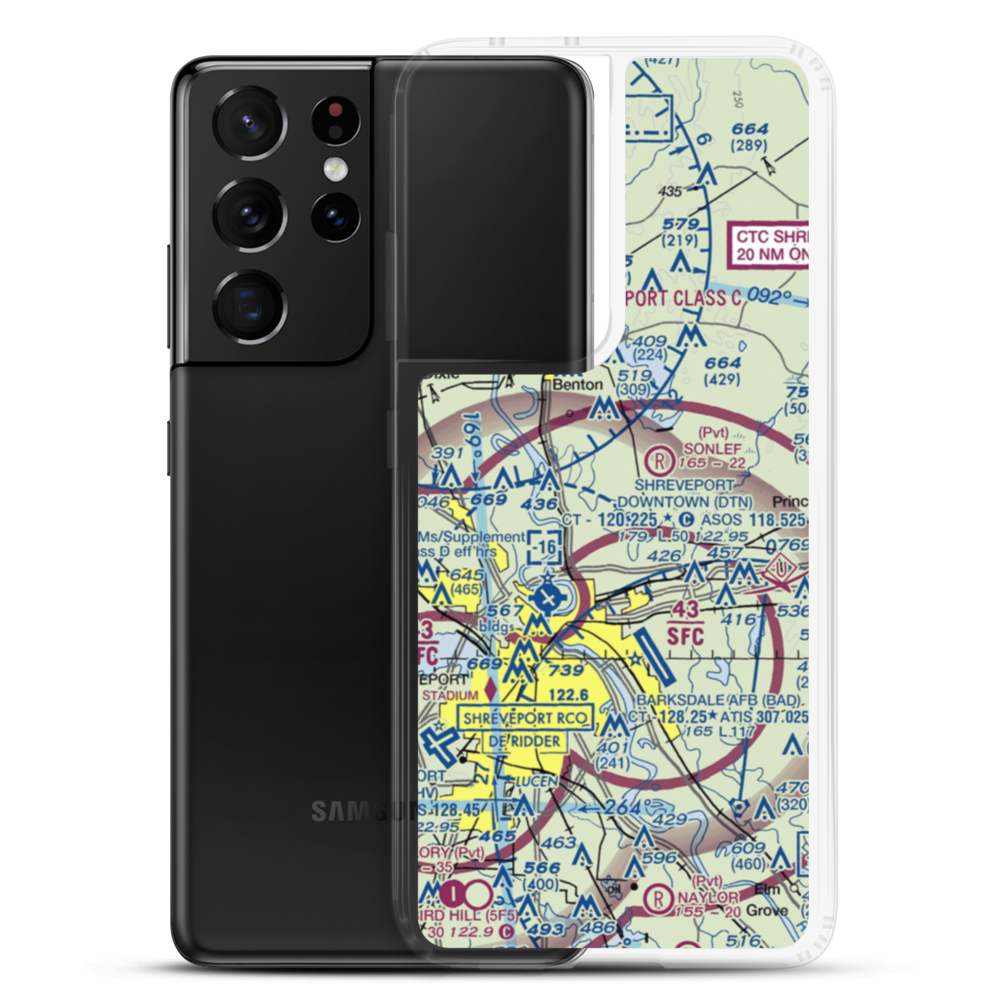 Pioneer Field Flight Park Ultralightport (LA17) VFR Sectional Samsung Case Samsung Galaxy S21 Ultra model shown