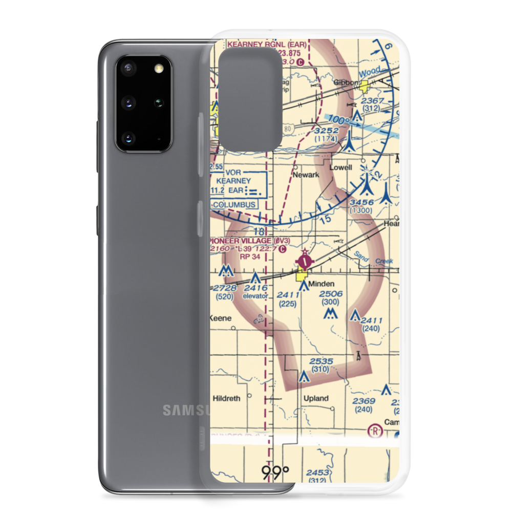 Pioneer Village Field (0V3) VFR Sectional Samsung Case Samsung Galaxy S20 Plus model shown