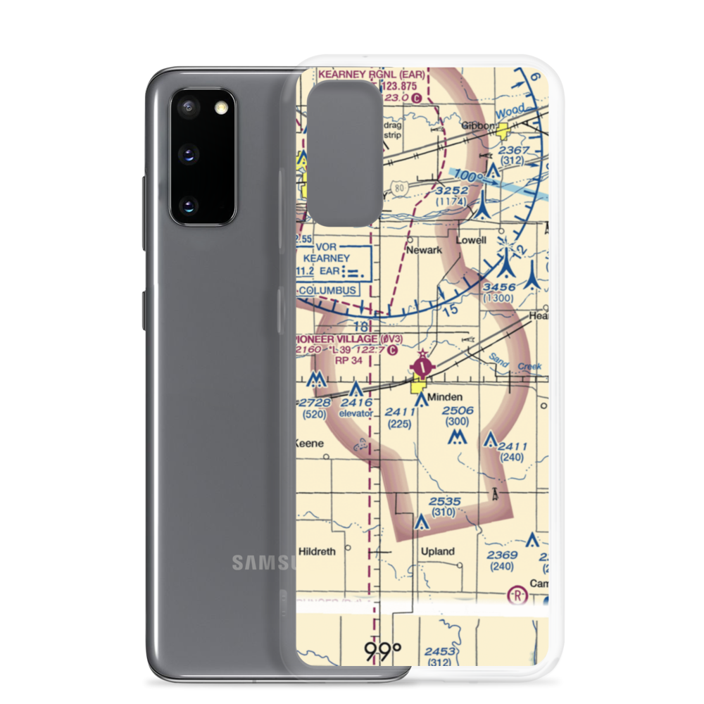 Pioneer Village Field (0V3) VFR Sectional Samsung Case Samsung Galaxy S20 model shown