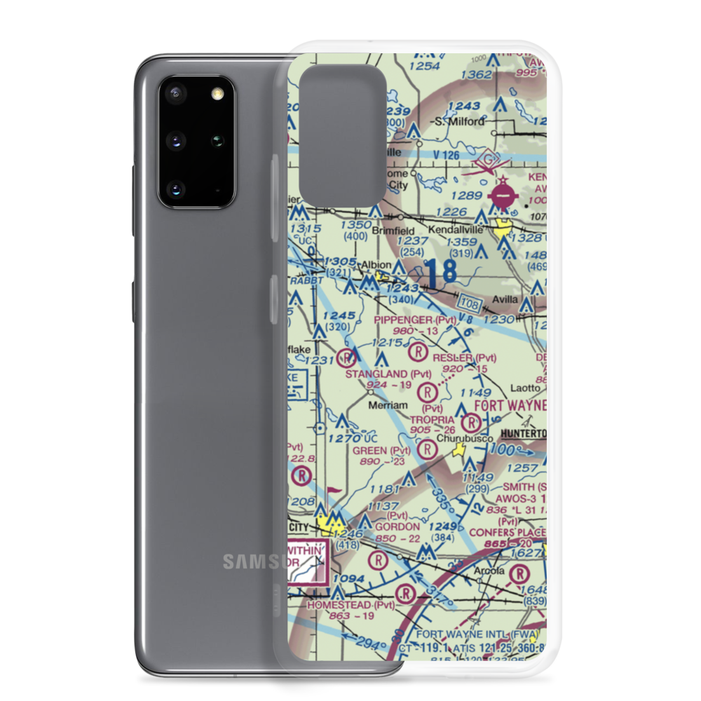 Pippenger Airport (3IN5) VFR Sectional Samsung Case Samsung Galaxy S20 Plus model shown