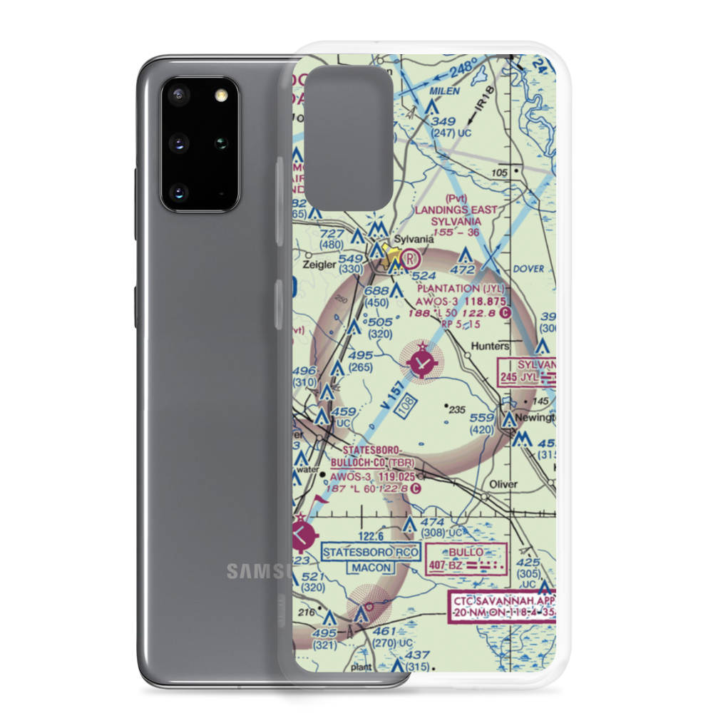 Plantation Airpark (JYL) VFR Sectional Samsung Case Samsung Galaxy S20 Plus model shown