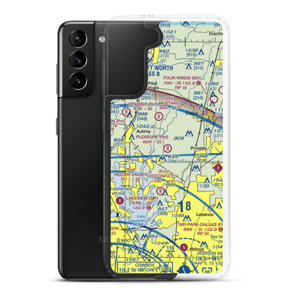 Pleasure Field (47TA) VFR Sectional Samsung Case Samsung Galaxy S21 Plus model shown