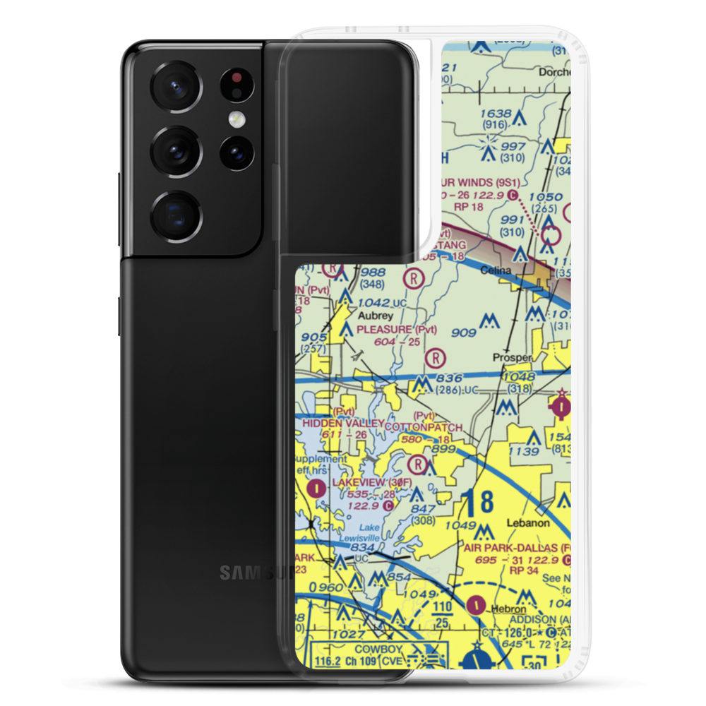 Pleasure Field (47TA) VFR Sectional Samsung Case Samsung Galaxy S21 Ultra model shown