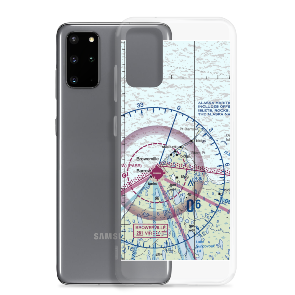 Point Barrow LRRS Airstrip (US-0252) VFR Sectional Samsung Case Samsung Galaxy S20 Plus model shown