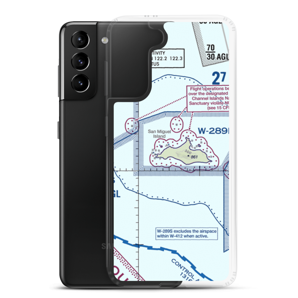 Point Bennett Research Station Airstrip (US-0228) VFR Sectional Samsung Case Samsung Galaxy S21 Plus model shown