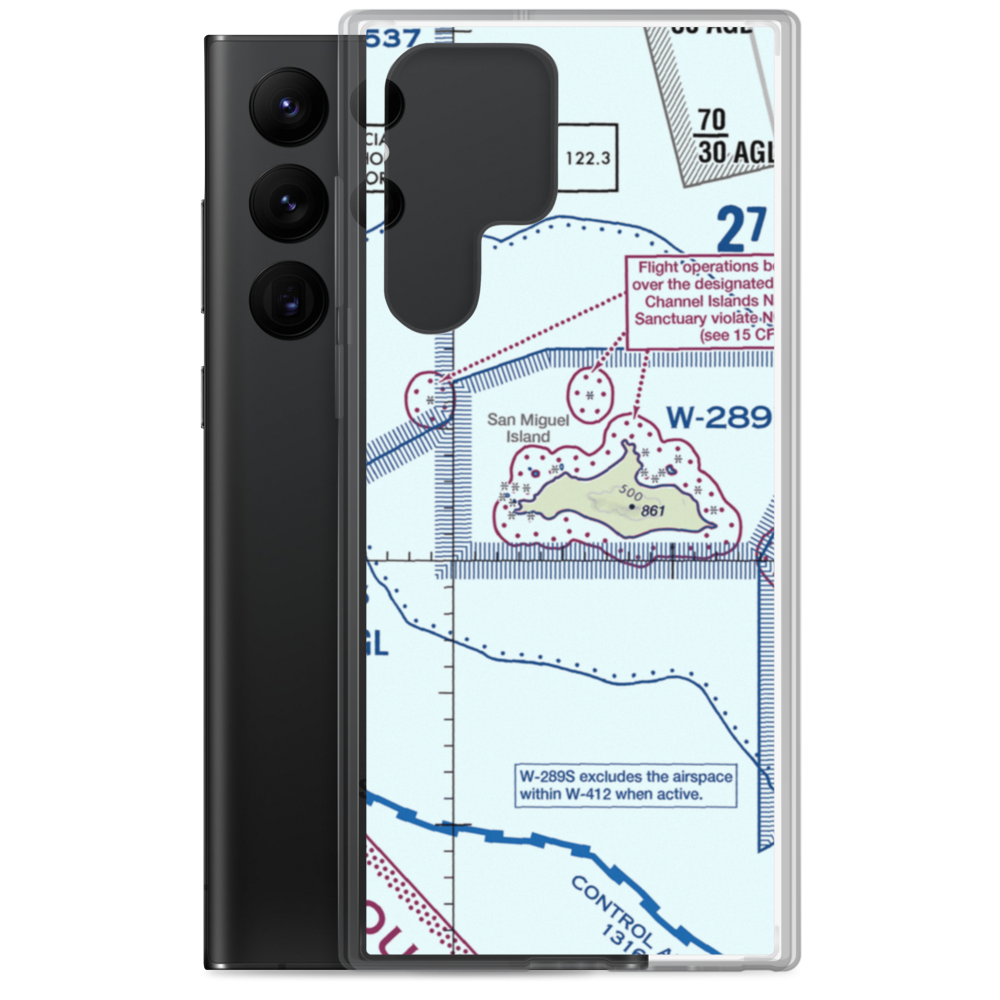 Point Bennett Research Station Airstrip (US-0228) VFR Sectional Samsung Case Samsung Galaxy S22 Ultra model shown