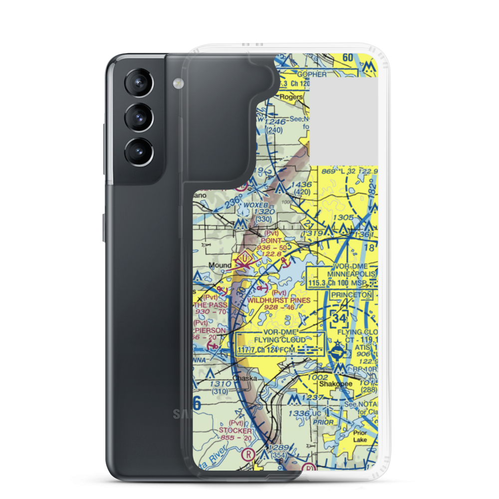 Point Seaplane Base (11MN) VFR Sectional Samsung Case Samsung Galaxy S21 model shown