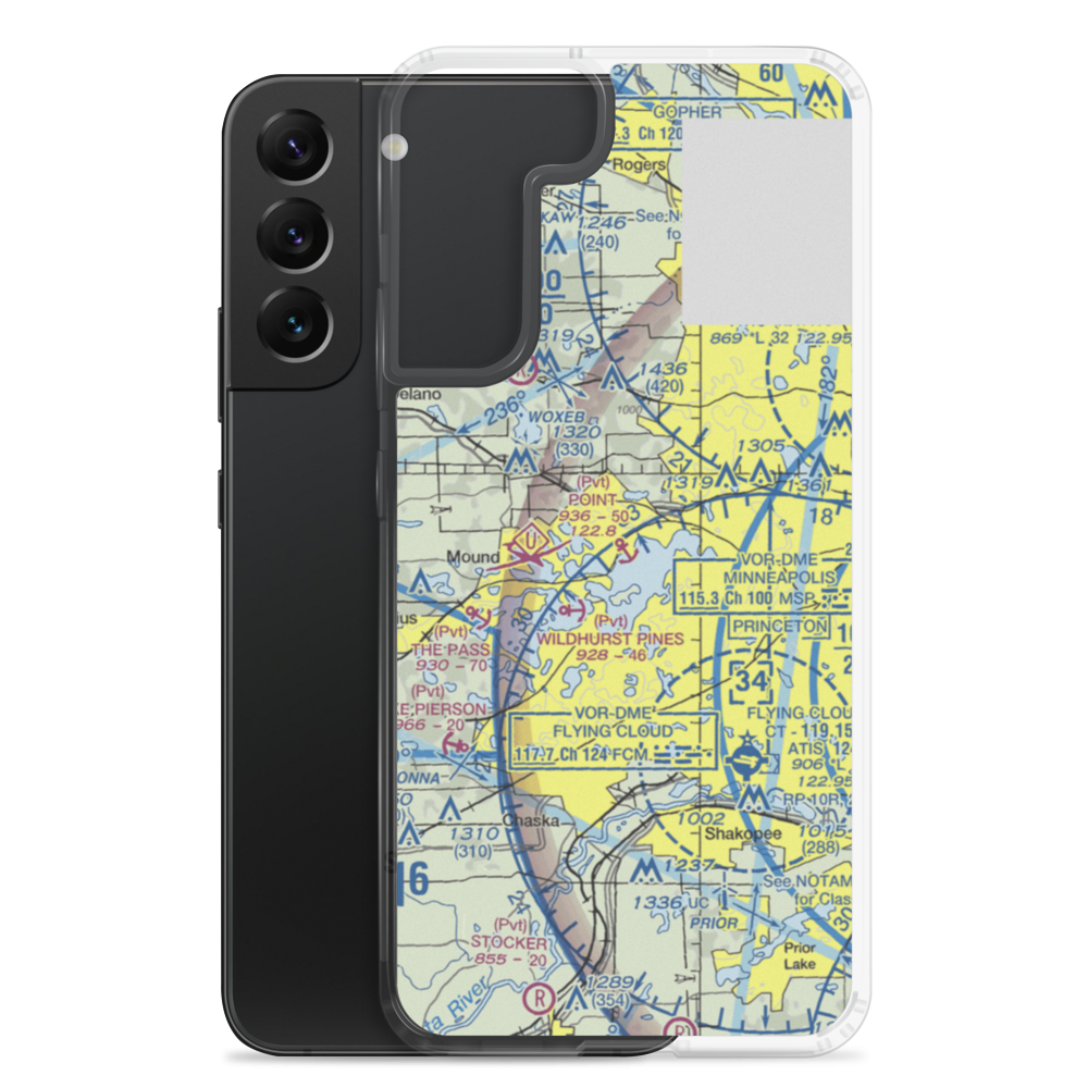 Point Seaplane Base (11MN) VFR Sectional Samsung Case Samsung Galaxy S22 Plus model shown