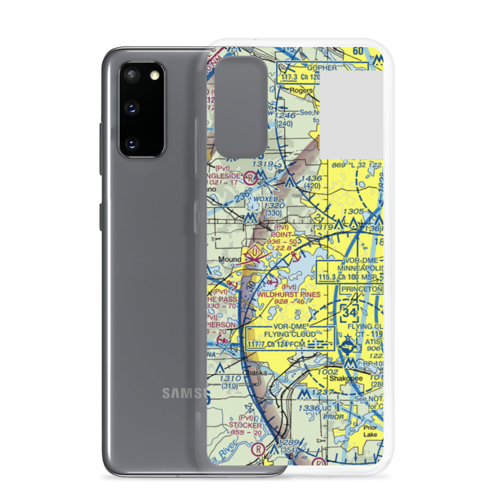 Point Seaplane Base (11MN) VFR Sectional Samsung Case Samsung Galaxy S20 model shown