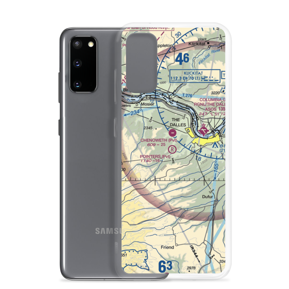 Pointers Airport (6OR1) VFR Sectional Samsung Case Samsung Galaxy S20 model shown