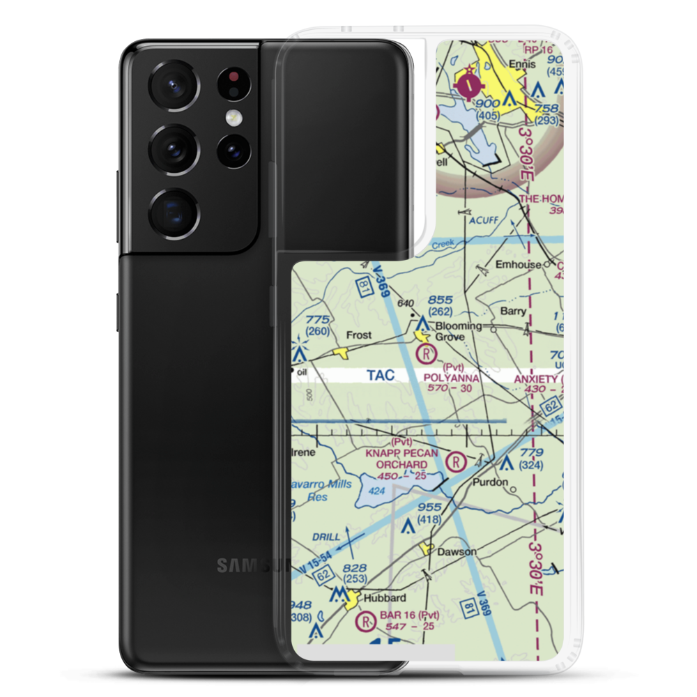 Polyanna Ranch Airport (4TE1) VFR Sectional Samsung Case Samsung Galaxy S21 Ultra model shown