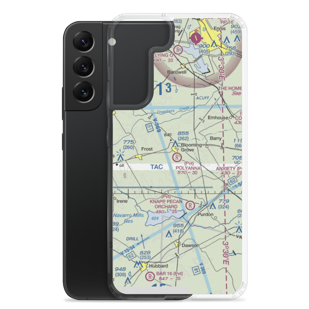Polyanna Ranch Airport (4TE1) VFR Sectional Samsung Case Samsung Galaxy S22 Plus model shown