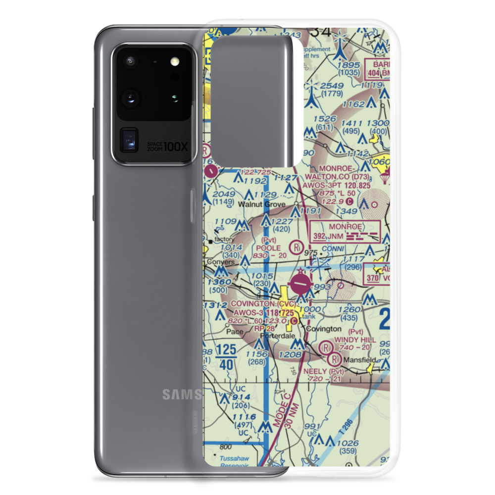 Poole Farm Airport (2GA1) VFR Sectional Samsung Case Samsung Galaxy S20 Ultra model shown