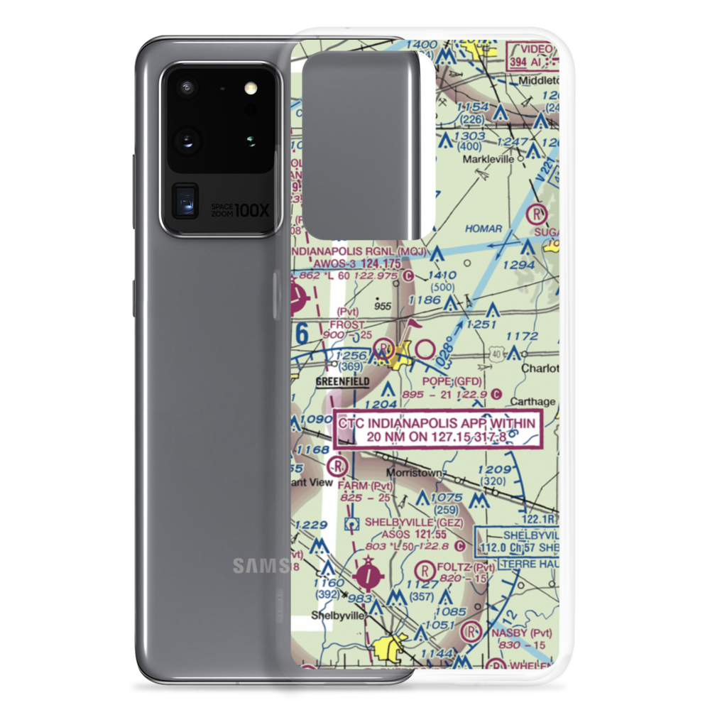 Pope Field (GFD) VFR Sectional Samsung Case Samsung Galaxy S20 Ultra model shown