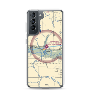 Poplar Airport (42S) VFR Sectional Samsung Case