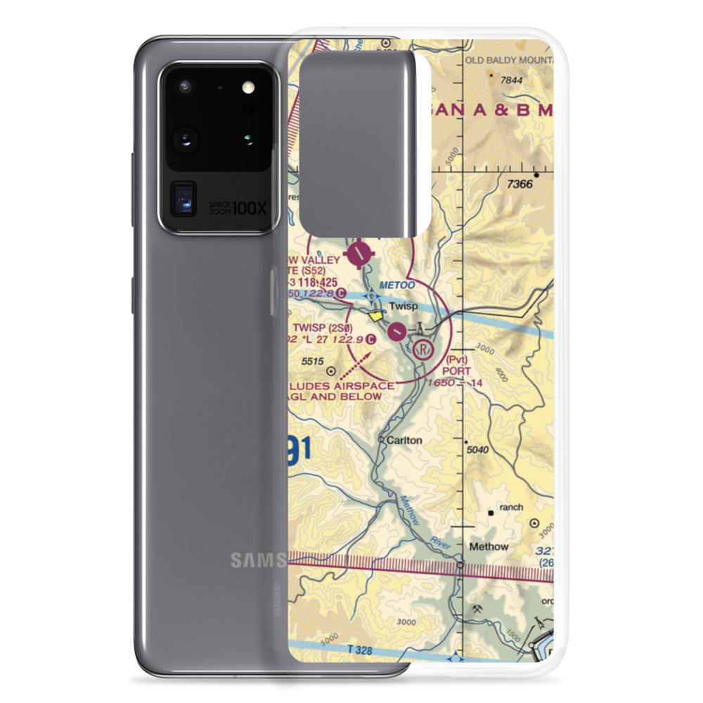 Port Field (WS87) VFR Sectional Samsung Case Samsung Galaxy S20 Ultra model shown