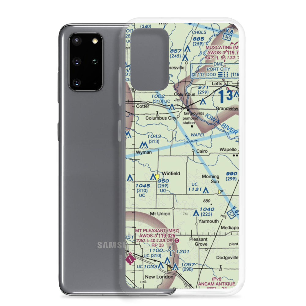 Port Paradise Farms Airport (8IA2) VFR Sectional Samsung Case Samsung Galaxy S20 Plus model shown