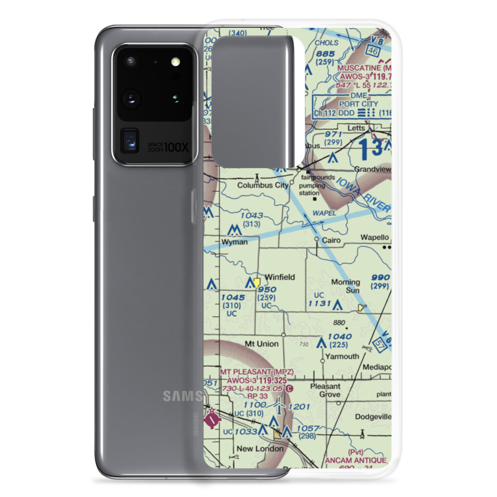Port Paradise Farms Airport (8IA2) VFR Sectional Samsung Case Samsung Galaxy S20 Ultra model shown