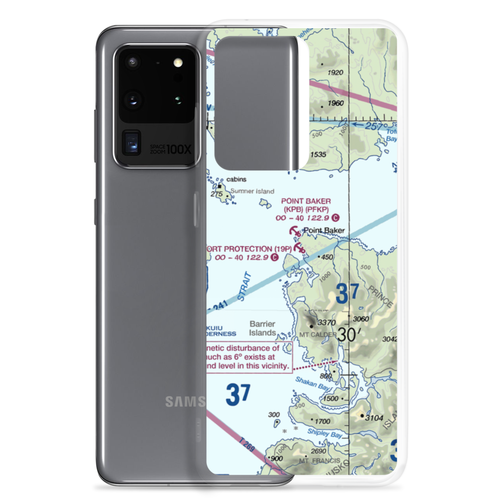 Port Protection Seaplane Base (19P) VFR Sectional Samsung Case Samsung Galaxy S20 Ultra model shown