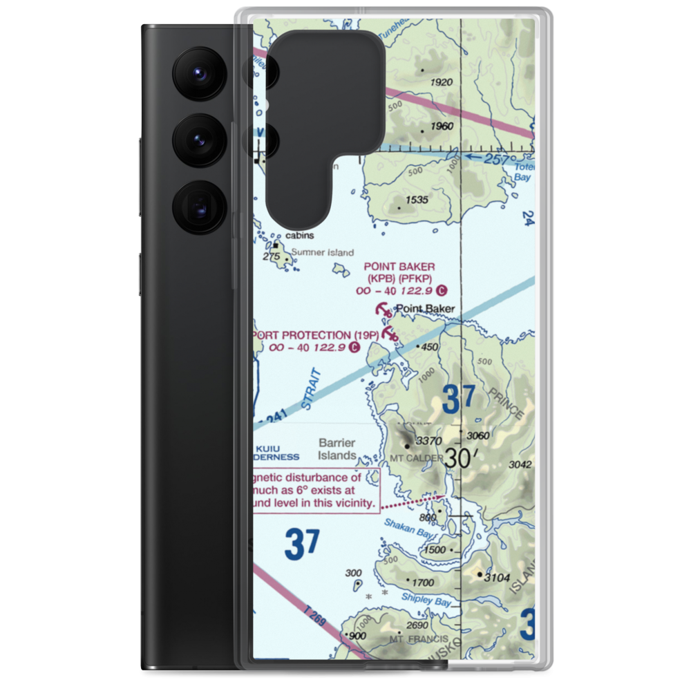 Port Protection Seaplane Base (19P) VFR Sectional Samsung Case Samsung Galaxy S22 Ultra model shown