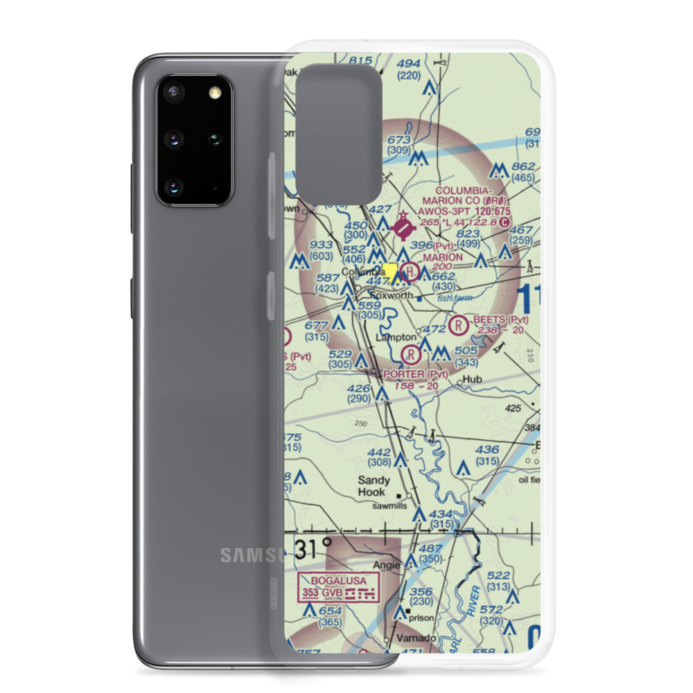 Porter Airport (5MS3) VFR Sectional Samsung Case Samsung Galaxy S20 Plus model shown