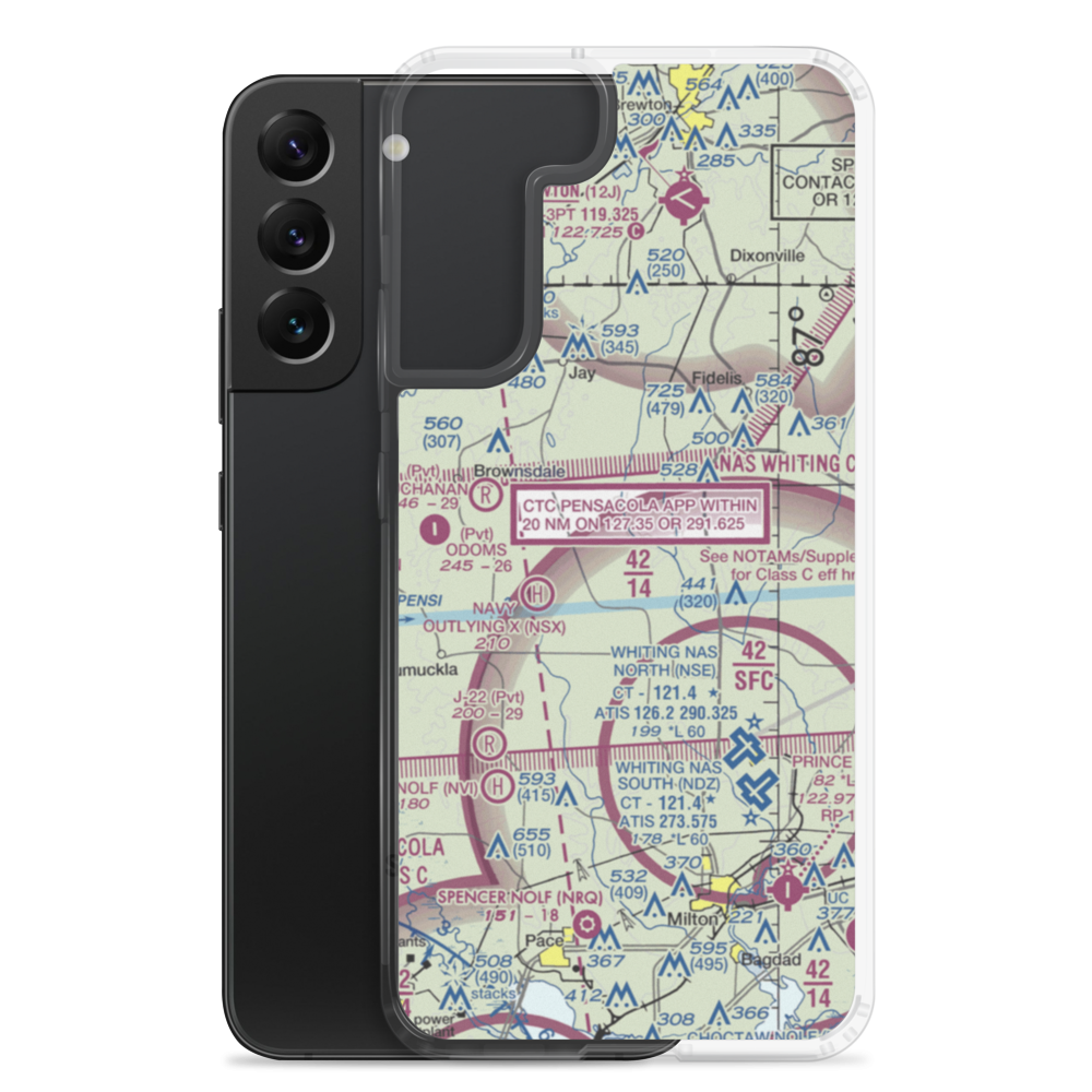 Porter Airport (FD82) VFR Sectional Samsung Case Samsung Galaxy S22 Plus model shown