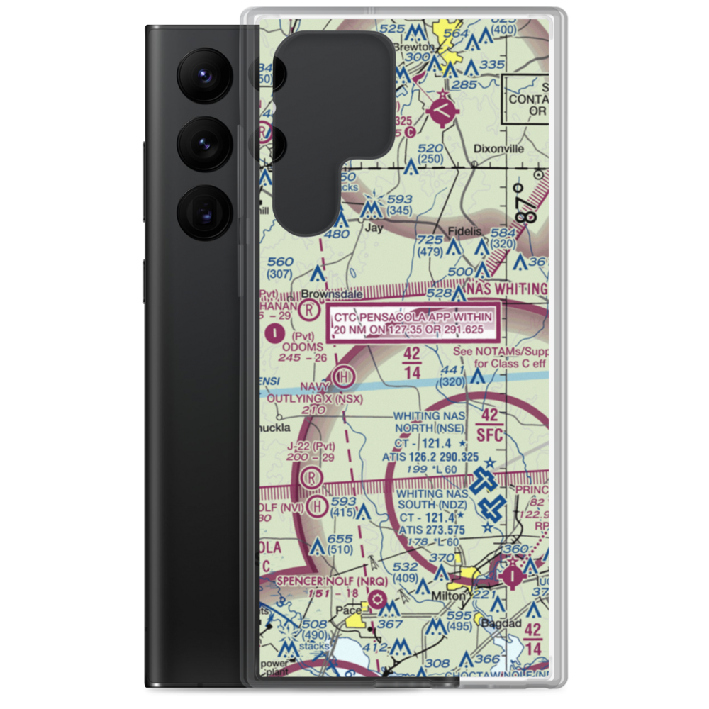 Porter Airport (FD82) VFR Sectional Samsung Case Samsung Galaxy S22 Ultra model shown