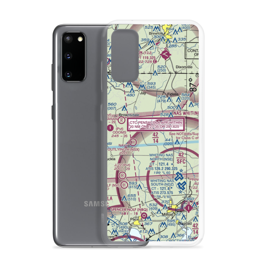 Porter Airport (FD82) VFR Sectional Samsung Case Samsung Galaxy S20 model shown