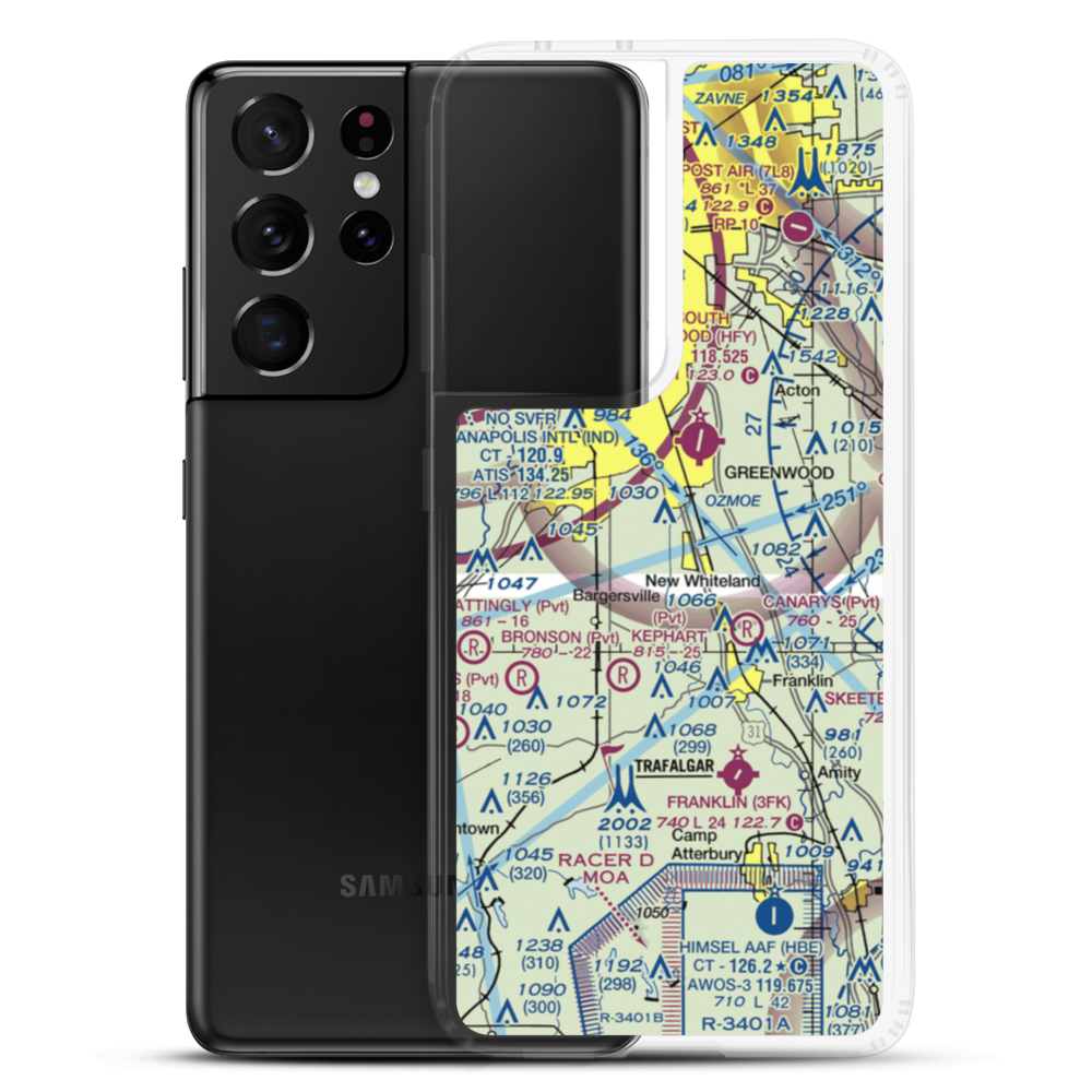 Porter Field (7II0) VFR Sectional Samsung Case Samsung Galaxy S21 Ultra model shown