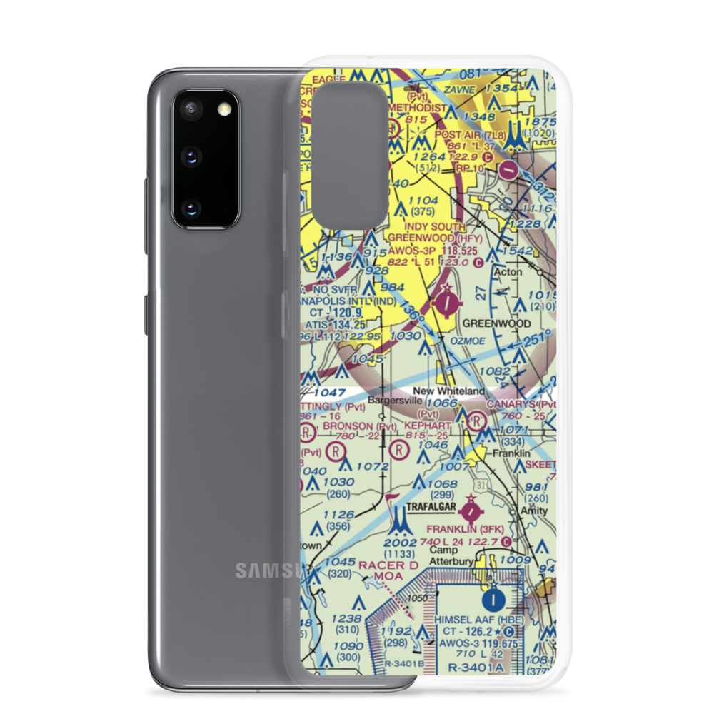 Porter Field (7II0) VFR Sectional Samsung Case Samsung Galaxy S20 model shown