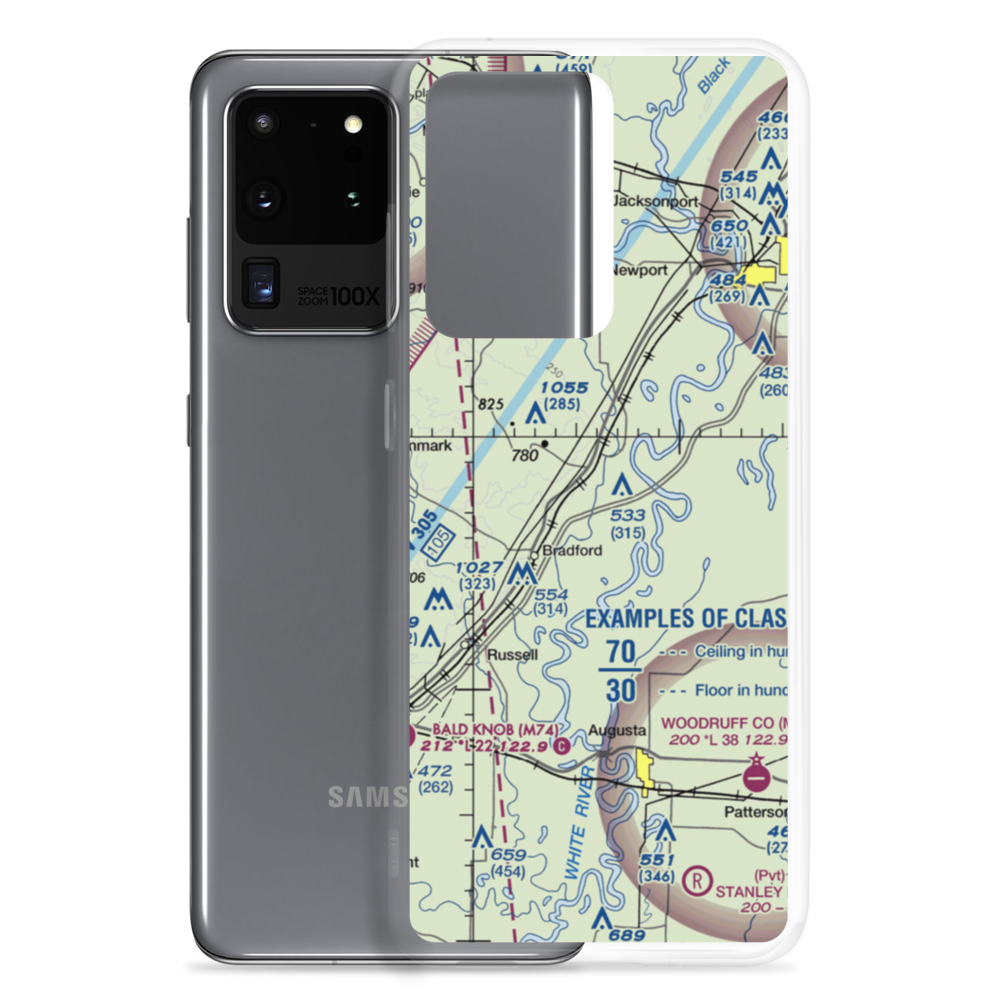 Possum Grape Exit (POSG) VFR Sectional Samsung Case Samsung Galaxy S20 Ultra model shown