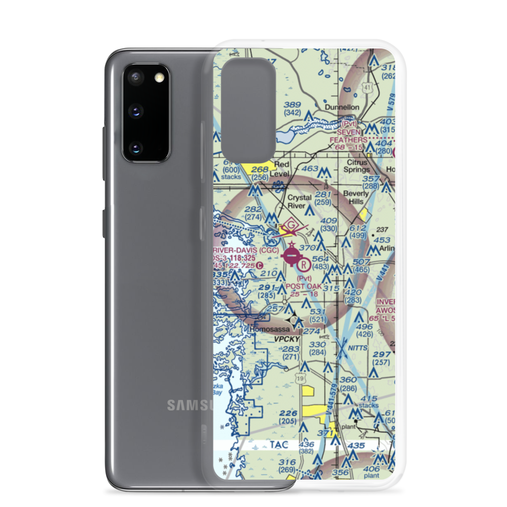 Post Oak Ranch Airport (1FA1) VFR Sectional Samsung Case Samsung Galaxy S20 model shown