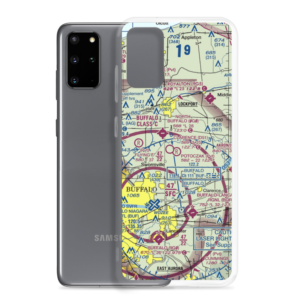 Potoczak Airport (NK19) VFR Sectional Samsung Case Samsung Galaxy S20 Plus model shown