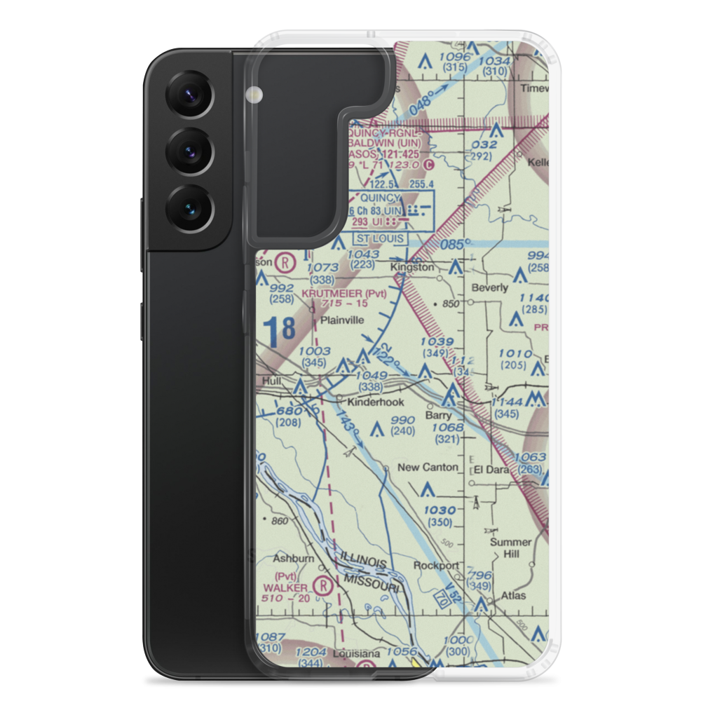 Potter Airport (44IS) VFR Sectional Samsung Case Samsung Galaxy S22 Plus model shown