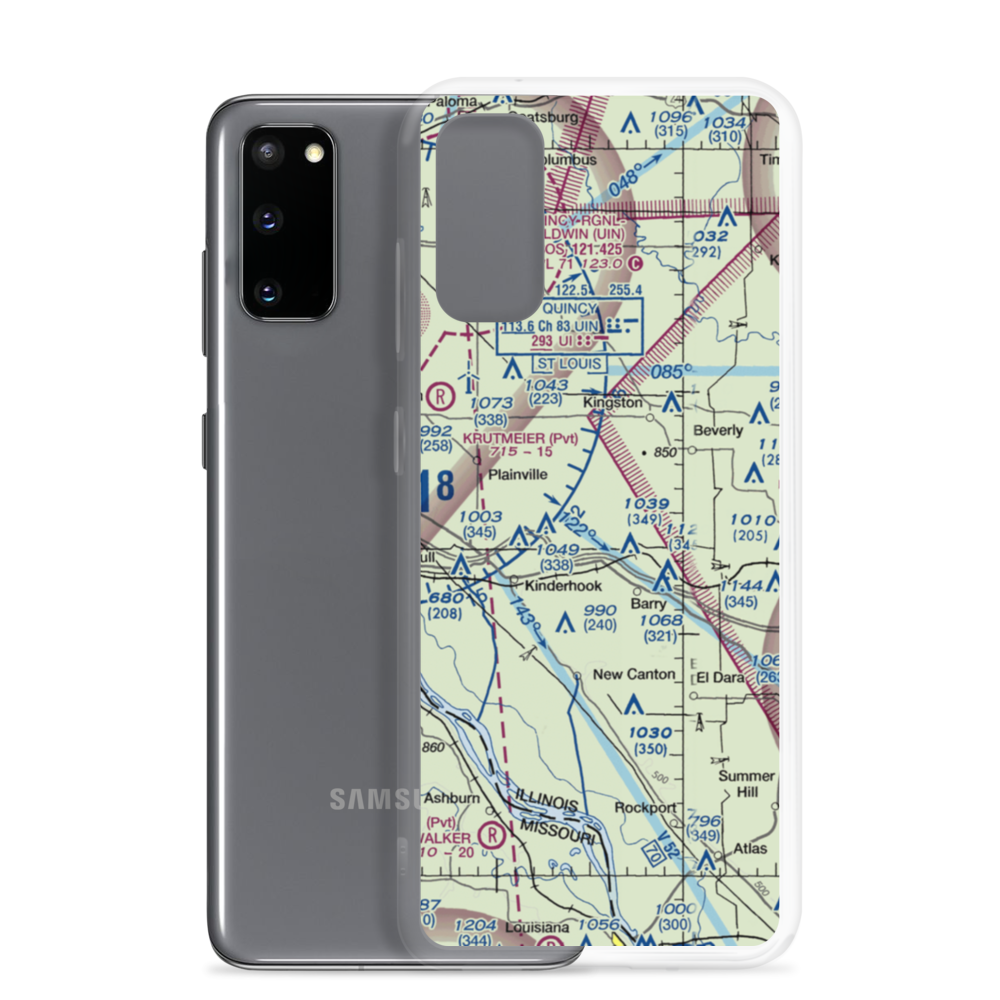 Potter Airport (44IS) VFR Sectional Samsung Case Samsung Galaxy S20 model shown