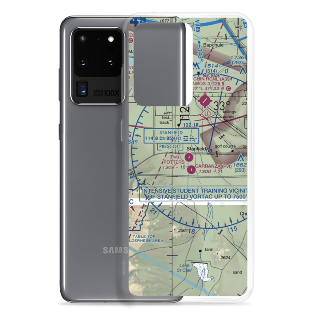 Potters Field (55AZ) VFR Sectional Samsung Case Samsung Galaxy S20 Ultra model shown