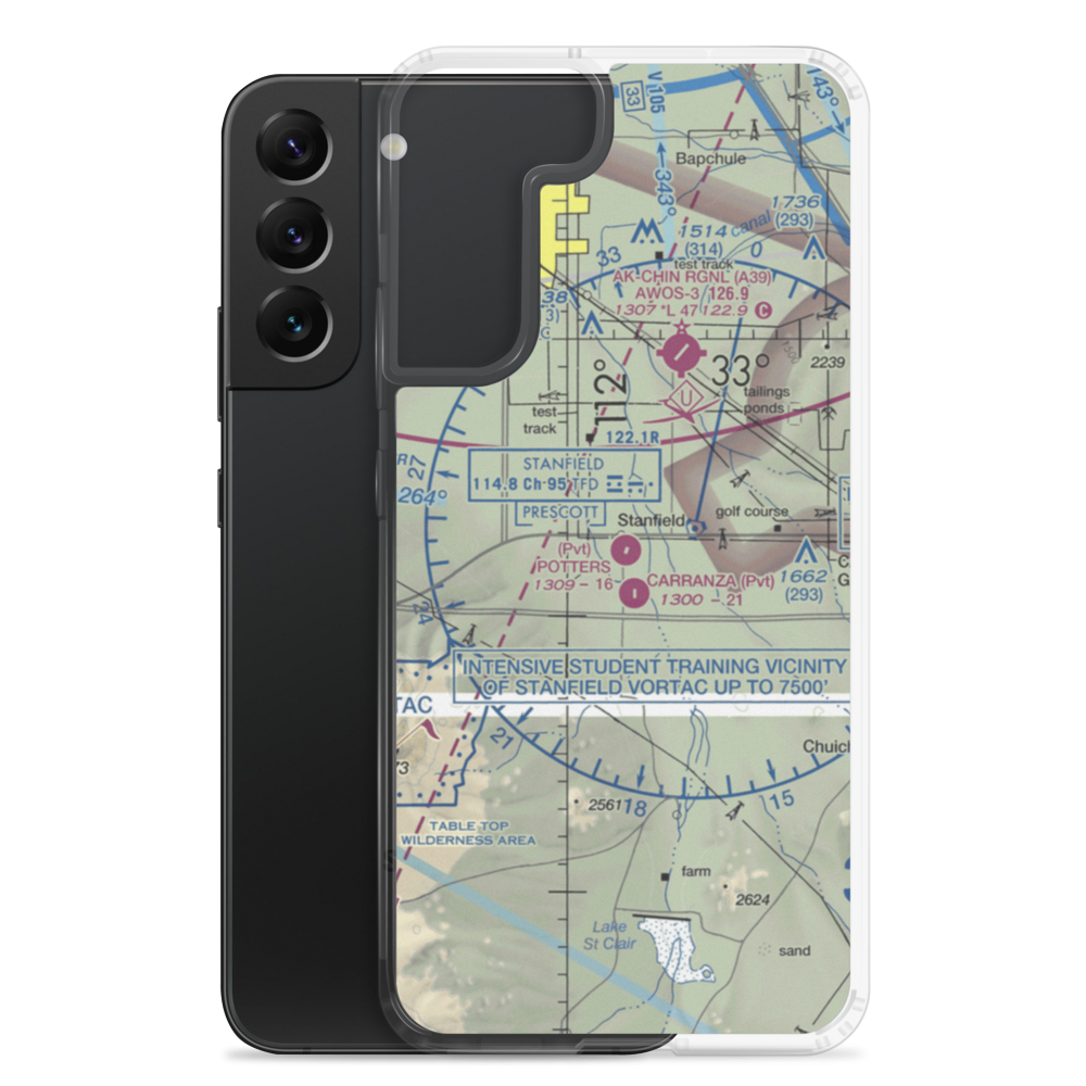Potters Field (55AZ) VFR Sectional Samsung Case Samsung Galaxy S22 Plus model shown