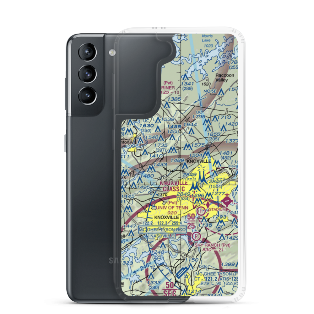 Powell STOLport (9A2) VFR Sectional Samsung Case Samsung Galaxy S21 model shown
