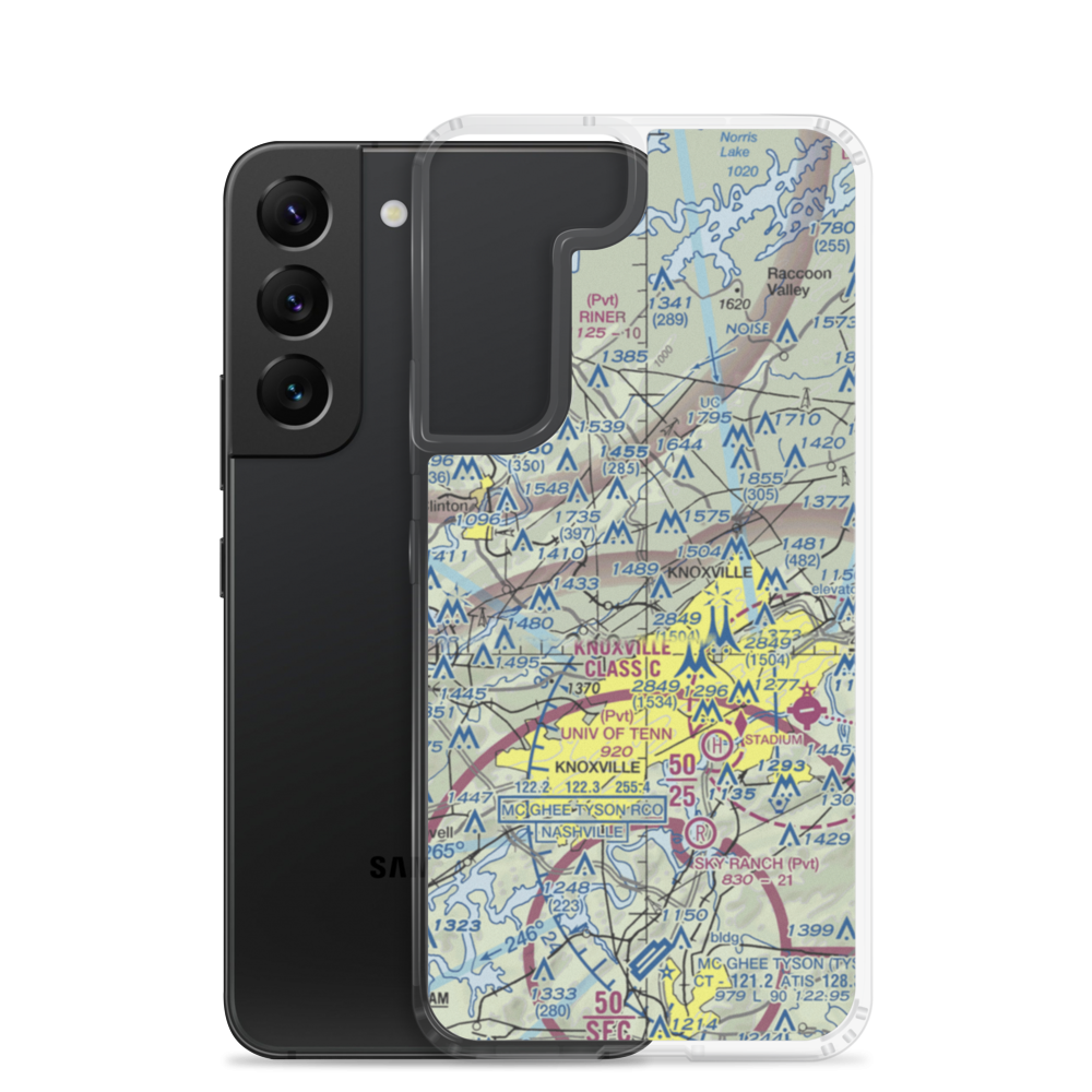 Powell STOLport (9A2) VFR Sectional Samsung Case Samsung Galaxy S22 model shown