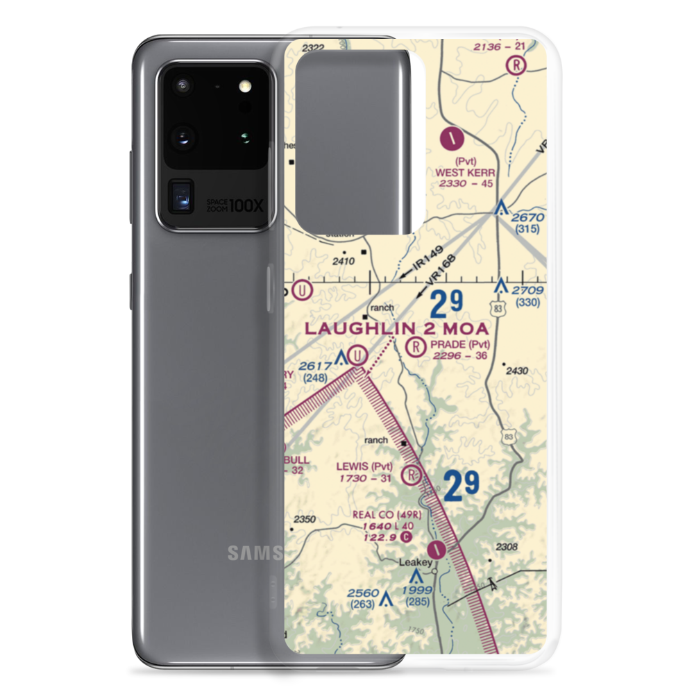 Prade Ranch Airport (57TE) VFR Sectional Samsung Case Samsung Galaxy S20 Ultra model shown